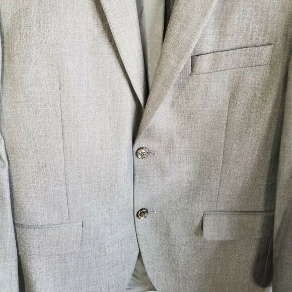 Goodfellow & Co. Men's Thunder Grey Notch 2 Button Suit Jacket Size 40R, New - Picture 4 of 12